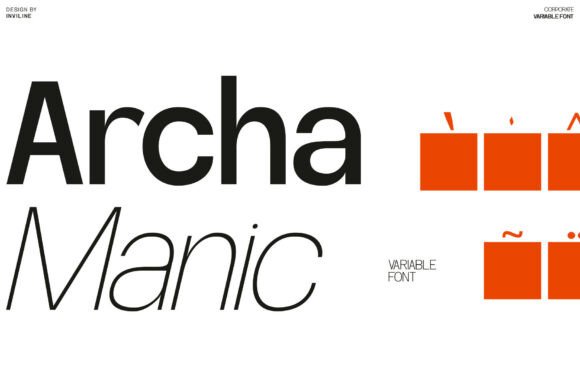 Archa Manic: A Modern Sans Serif Font for Editorial Design