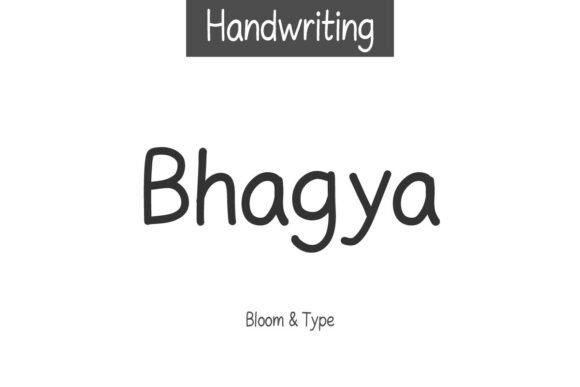 Bhagya: A Handwritten Font for Modern Web Design
