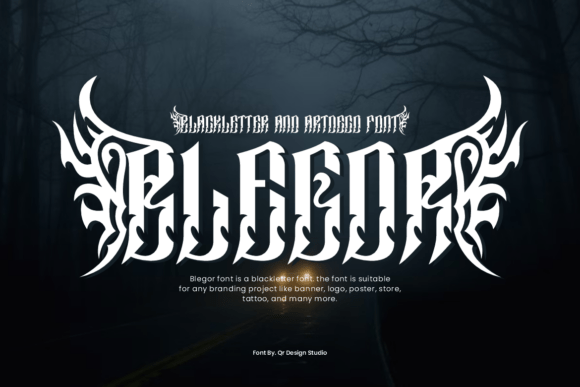 Blegor Font for Editorial Design and Branding