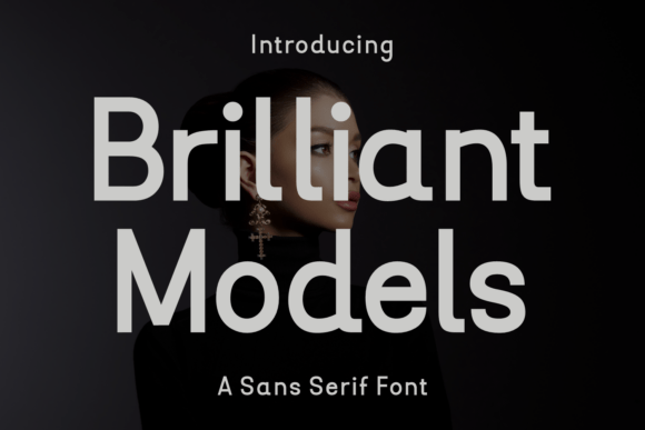 Brilliant Models: A Modern Sans Serif Font for Web Design