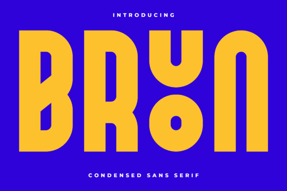 Bruon: A Modern Sans Serif Font for Editorial Elegance