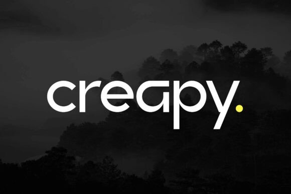 Creapy Font for Bold Editorial Design