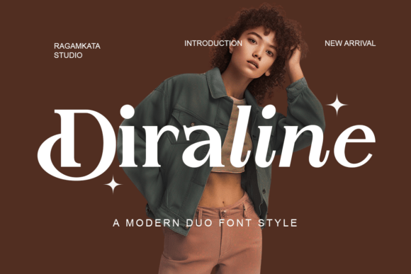 Diraline: A Modern Serif Font for Editorial Design