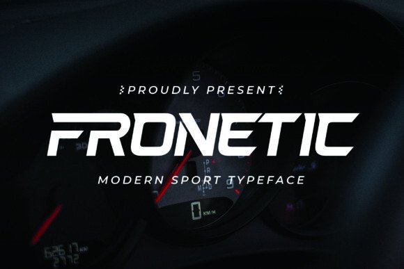 Fronetic: A Modern Sans Serif Font for Bold Editorial Design
