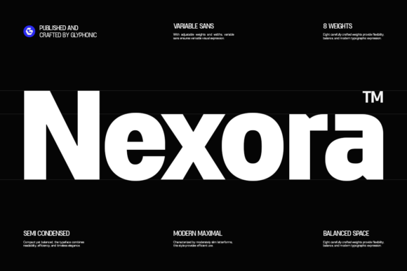 Gc Nexora: A Modern Sans Serif Font for Craft Creations