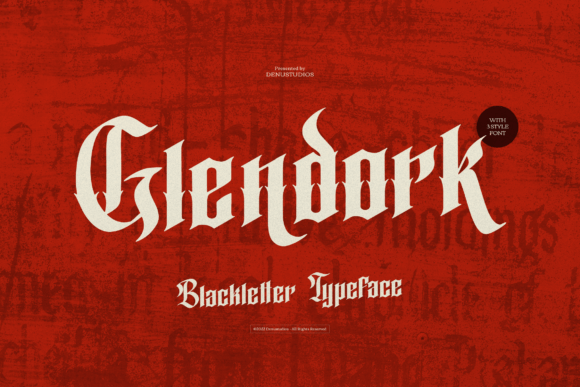 Glendork: A Bold Blackletter Font for Modern Branding