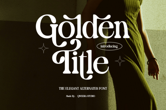 Golden Title: A Serif Font That Elevates Digital Branding