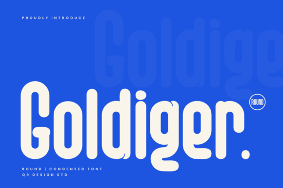 Goldiger: A Modern Sans Serif Font for Contemporary Branding