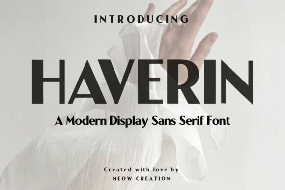 Haverin: A Modern Sans Serif Font for Bold Branding