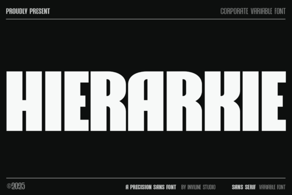 Hierarkie Font for Handmade Projects
