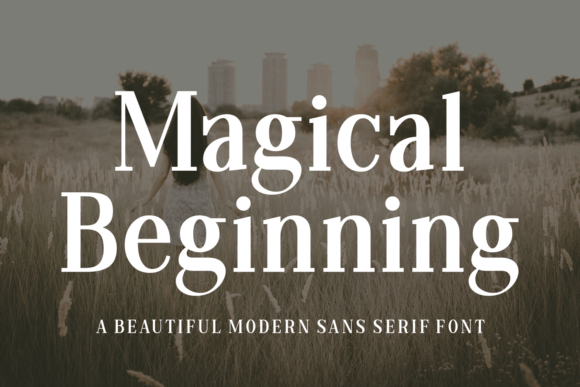 Magical Beginning: A Serif Font That Elevates Handmade Creations