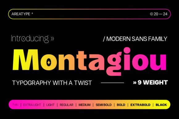 Montagiou: A Modern Sans Serif Font for Digital Marketing