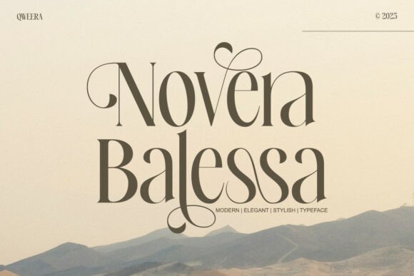 Novera Balessa: A Stylish Serif Font for Branding