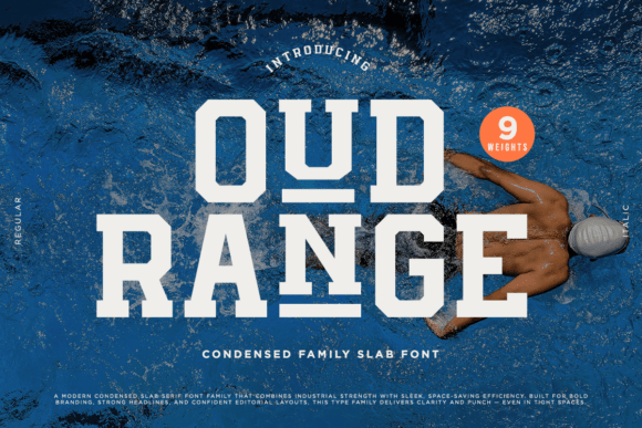 Oud Range: A Modern Slab Serif for Bold Branding