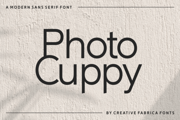 Photo Cuppy: A Modern Sans Serif Font for Creative Makers