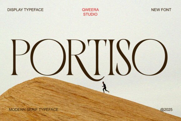 Portiso – A Modern Luxury Serif Font for Editorial Excellence