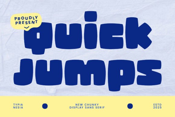 Quick Jumps: A Playful Sans Serif for Bold Editorial Design