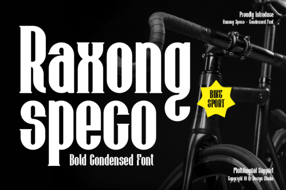 Raxong Speco – A Bold Serif Font for Digital Impact