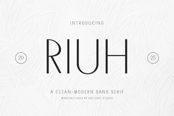 Riuh Sans Serif Font for Handmade Creations