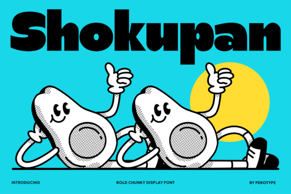 Shokupan: A Bold Display Font for Web Design