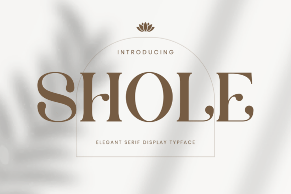Shole – A Refined Serif Typeface for Modern Editorial Design