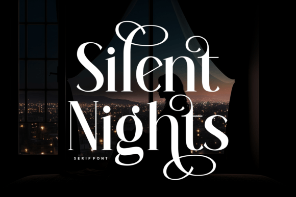 Silent Nights Serif Font for Web Design