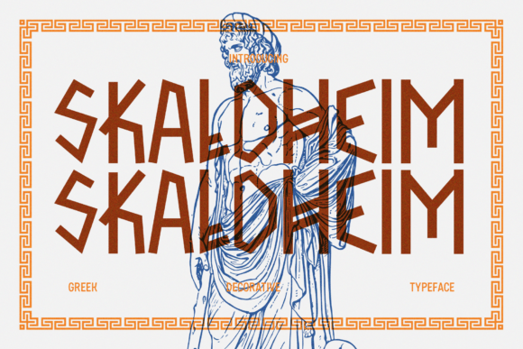Skaldheim: A Bold Decorative Typeface with Ancient Roots