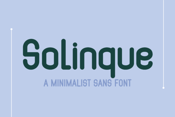 Solinque: A Modern Sans Serif for Branding and Design