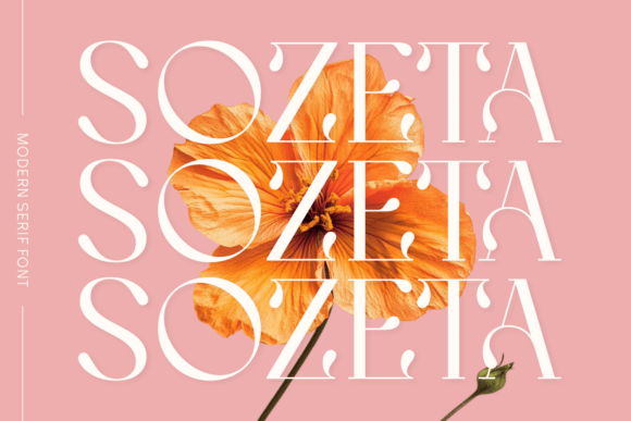 Sozeta: A Modern Serif Font for Editorial Elegance
