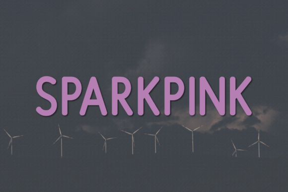 Sparkpink: A Modern Sans Serif Font for Branding Projects