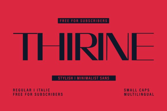 Thirine: A Modern Font That Boosted My Brand’s Visual Appeal