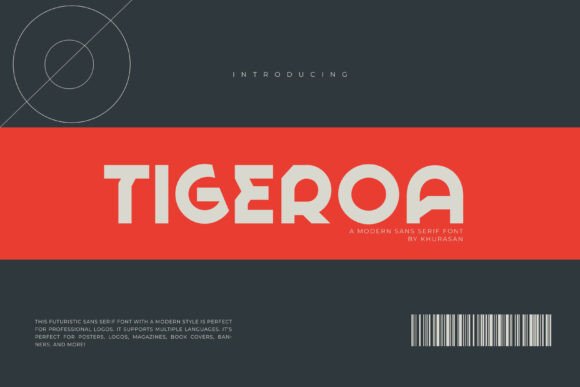 Tigeroa: A Modern Sans Serif Font for Creative Makers