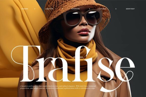 Trafise: A Serif Font That Elevates Your Campaigns